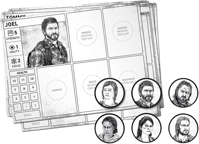 The Last of Us: Escape The Dark Board Game - Fantasy Horror Adventure Cooperative Gameplay Strategy Game for Adults Ages 14+ 1-5 Players 60-90 Min Playtime Made by Themeborne