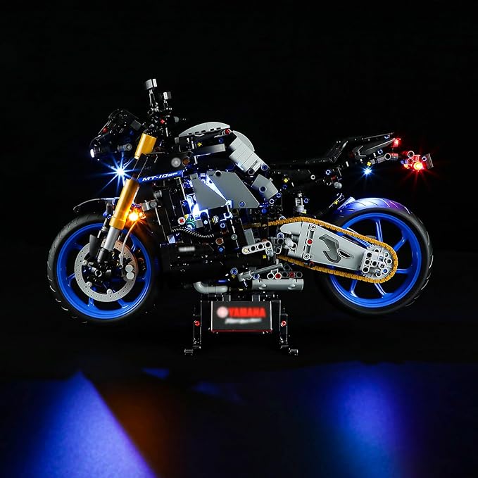 YEABRICKS LED Light for Lego-42159 Technic Yamaha MT-10 SP Building Blocks Model (Lego Set NOT Included)