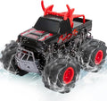 BainGesk Remote Control Monster Truck Toys 1:16 Amphibious Waterproof RC Car 2.4GHz 4WD All Terrain Toys with 2 Rechargeable Batteries Off-Road Truck Gifts for 6 7 8 9 10 11 12 Year Old Boys