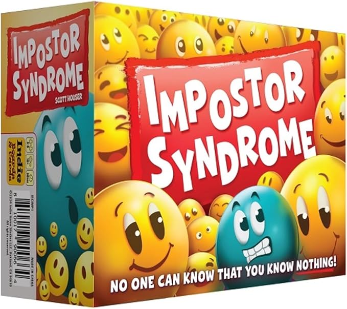 Indie Boards &amp Cards Imposter Syndrome - Bluffing Party Game of Deception Strategy and Quick Thinking