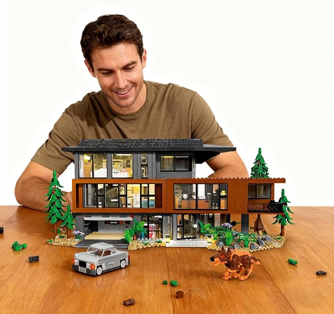 Hunter Vampirers Building Set – Inspired by American Films Full Lighting Effects Detachable Design Creative Gift for Adults Halloween Christmas