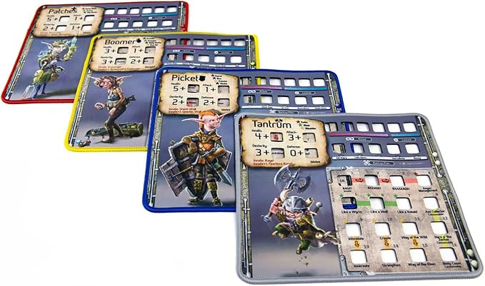 Too Many Bones Dice-Builder Strategic Fantasy RPG Game for Ages 14 and Up 1-4 Players