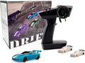 Turbo Racing C63 1:76 Scale Drift RC Car with Gyro Mini Full Proportional RTR 2.4GHZ Remote Control with 2 Replaceable Body Shell(Lake Blue)