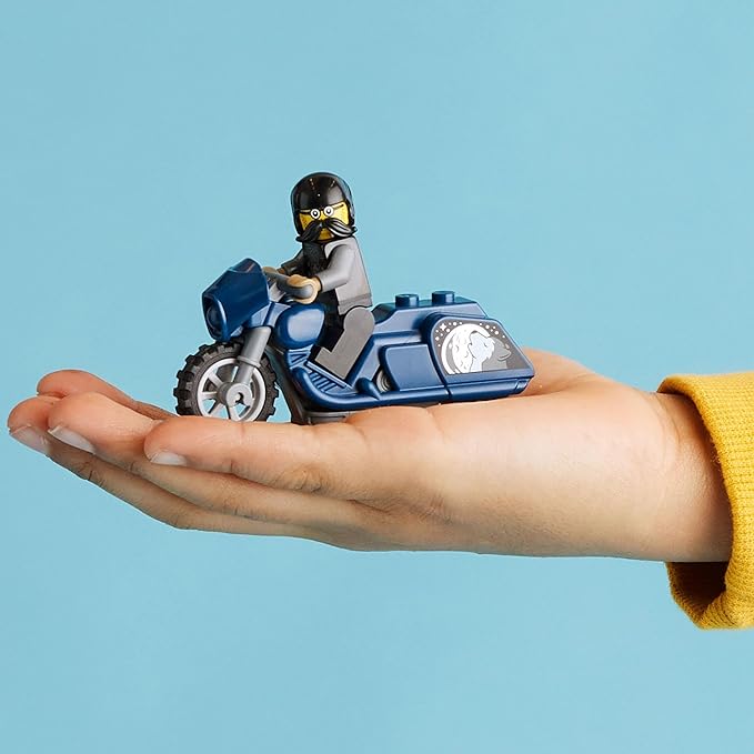 LEGO City Stuntz Touring Stunt Bike 60331 Building Toy Set Flywheel-Powered Bike for Boys Girls and Kids Ages 5+ (10 Pieces)