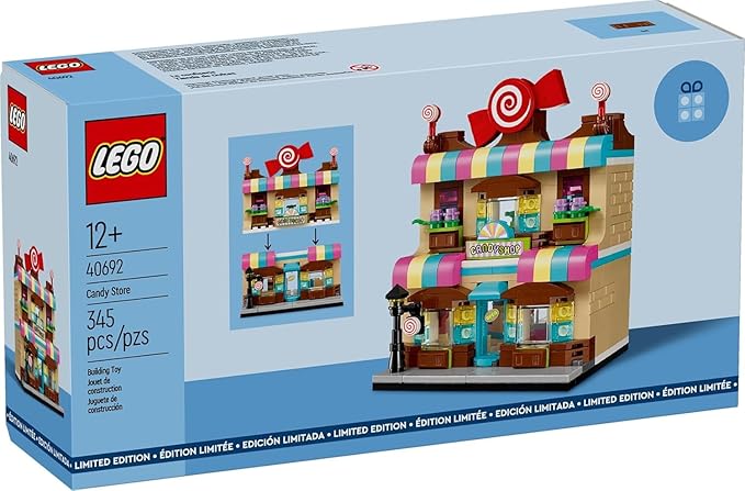 Lego Candy Store 40692: Build a Sweet Treat for Your Imagination (Limited Edition Building Toy Set 345 Pieces Ages 12+)