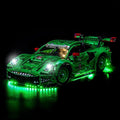 Upgraded Led Light Kit Compatible with Lego Porsche 911 GT3 R Rexy AO Racing Car Building Set Lights Decoration Compatible with Lego 42224 Best Gifts for Adults (Model Not Included)