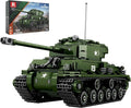 Reobrix M4A3E8 Sherman Tank Building SetWW2 Military American Armed Tanks Building Block Set for Military FansWorld of Tanks Authorized Products 77030Ideal Gift for Adults Boys Age 14+836 PCS