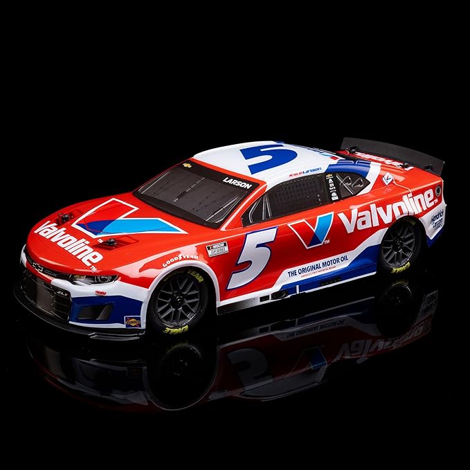 Losi 1/12 NASCAR RC Race Car Kyle Larson No. 5 2025 Valvoline Chevrolet ZL1 2S AWD RTR Brushed On-Road Battery &amp Charger Included Red LOS1122505