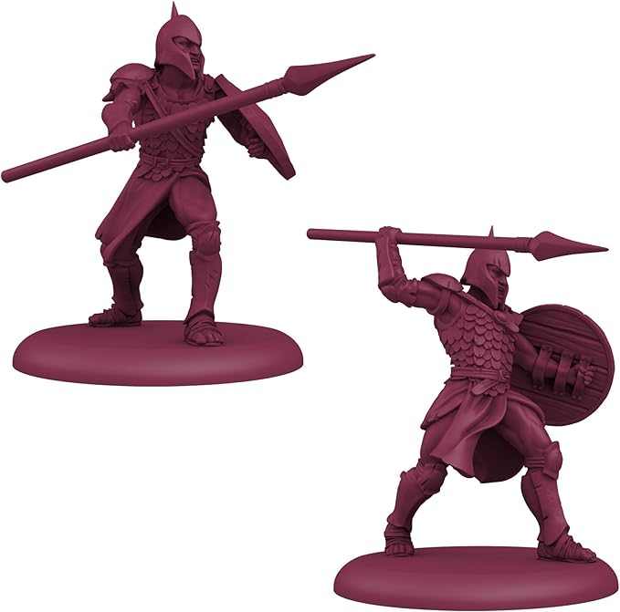 CMON A Song of Ice and Fire Tabletop Miniatures Unsullied Pikemen Unit Box - Elite Soldiers of Discipline and Strength Strategy Game for Adults Ages 14+ 2+ Players 45-60 Minute Playtime Made