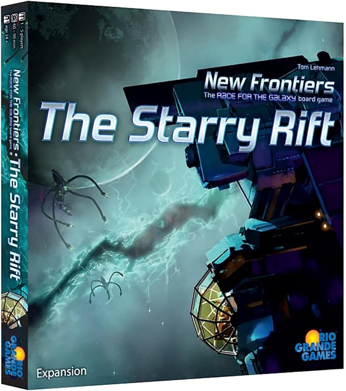 Rio Grande Games: New Frontiers Starry Rift - Expansion Board Game The Race for The Galaxy Board Game Ages 14+ 1-5 Players 45-90 Min