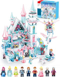 Castle Girl Set Princess Castle Building Set Friend Dream House Blocks with Slide Carriage &amp Sledge 9 Minifigures Gift for Girls Aged 6+ Compatible with Lego Castle Sets 1314 PCS