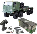 Helidirect HobbyPlus 1/18 RC Crawler CR18P Terranaut 8x8 RC Truck Remote Control Car w Full-Lock 8WD RTR Active All-Wheel Steering 2-Speed Transmission Recovery Winch LED Lights (Green)