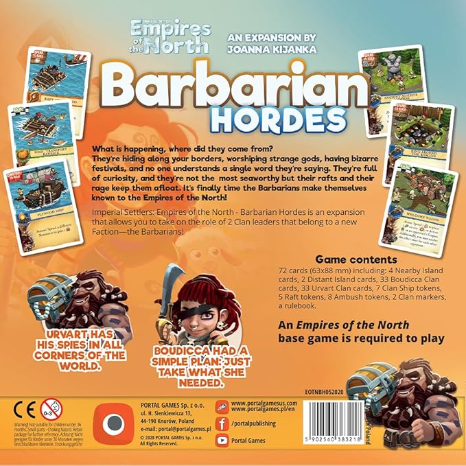 Portal Games Empires of The North: Barbarian Hordes