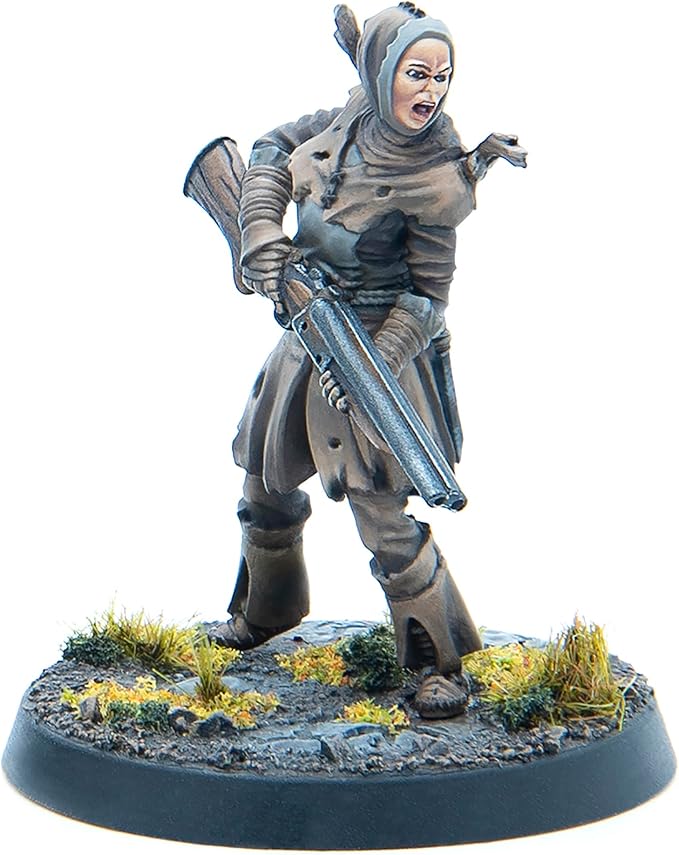 Modiphius Entertainment: Fallout: Miniatures - Cult of The Mothman: Clergy - 6 Figures Appalachia Wave Unpainted Resin Miniatures Tabletop Game