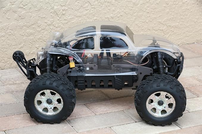 SummitLink Custom Body Compatible for 1/10 1/8 Scale RC Car or Truck (Truck not Included) (Unpainted with Stickers)