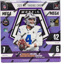 2025 Panini Mosaic Football Hobby Mega Trading Card Box (10 Exclusive Camo Red Mosaics Per Box)
