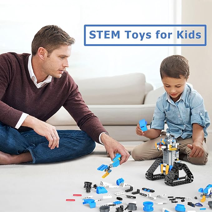 Robot Toys for 8-16 Year Old Boys Girls Kids with APP or Remote Control Science Programmable Building Block Kit STEM Projects Educational Birthday Gifts