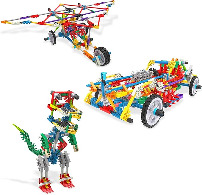 KNEX 80 Model Deluxe Set with Reusable Bag - STEM Building Kit Kid Construction Creative Play Toy‚ Ages 8+