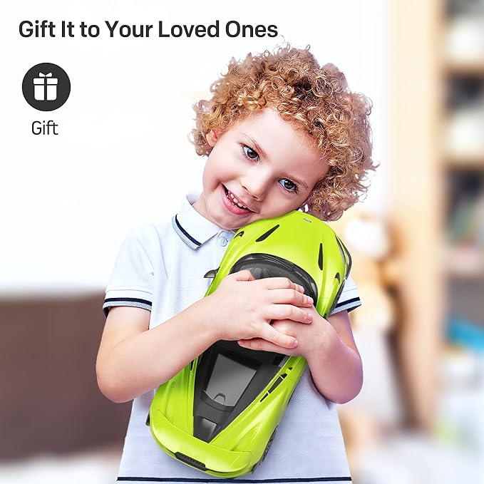 MIEBELY Remote Control Car McLaren Rc Cars Officially Licensed 1/12 Scale 7.4V 900mAh Toy Car with 12km/h Fast Model Car Headlight for Adults Kids Boys Age 6-12 Year Birthday Ideas Gift Green
