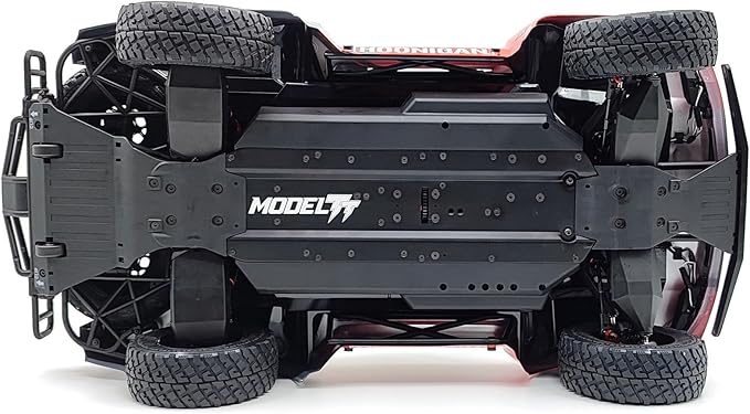 FSRC RC Truck1/7 Model TT 6S/8S Blue/Red High-Speed Off-Road Desert Truckr RC car Short-Course Truck 4WD 100km/h+(6S-RED)