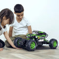 CROBOLL 1:12 Large RC Cars for Boys with Upgraded Lifting Function 2.4GHz 4WD Remote Control Car Toy Gifts 20km/h Monster Truck for Kids All Terrain RC Truck for 60Min Play(Green)