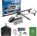Wltoys K160 Helicopter 4CH EC-145 Rescue Helicopter with Brushless Motor &amp 6G Gyro - Altitude Hold One-Touch Fly 8-10 Min Flight Anti-Crash Scale 4-Blade Design for Beginners and Pros