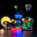 Led Light Kit Compatible with Lego Disney Tim Burton's Christmas 21351 Building Set RC Version Gift Idea for Adult Builders and Fans (Model Not Includd)