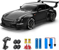 ACAMMZAR RC Drift Car 1:24 Remote Control Car for Kids 20KM/H 4WD High Speed RC Cars with Lights Extra Racing Tires Vehicle for Adults Boys Girls Black