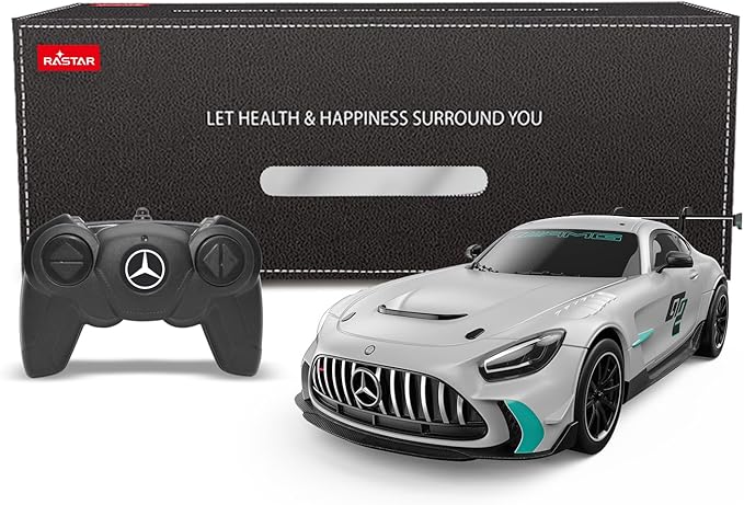 RASTAR 1/24 RC Car Mercedes AMG GT2 Remote Control Car Mercedes AMG Toy Car for Kids Boys Silver RC Sports Car