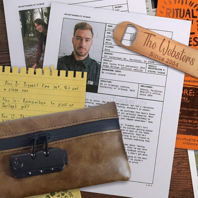 Hunt A Killer: Death At The Dive Bar Solve a Murder at Old Scratch Tavern Immersive Murder Mystery Game Play Detective in Unsolved Mysteries Great Gift For True Crime Fans Designed for Ages 14+