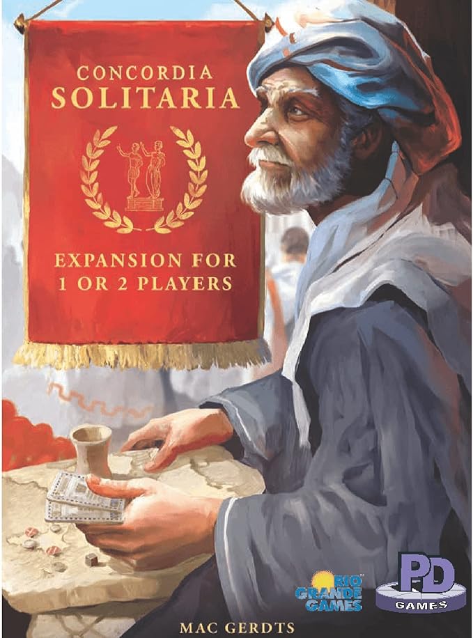Rio Grande Games Concordia Solitaria Expansion: Solo &amp 2-Player Board Game Strategy