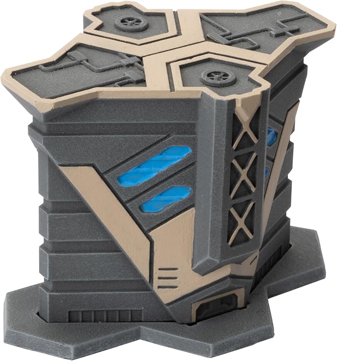 GF9: Hextech Trinity City: Condo - 2X Fully Painted Buildings Battlefield in A Box Tabletop Ready Painted Terrains RPG Accessories