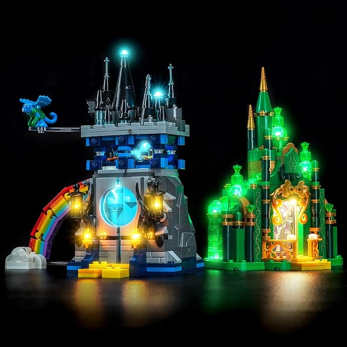 Light kit Compatible with Lego 75689 Emerald City &amp Kiamo Ko Castle - No Model Only Light LED Lighting Accessories Compatible with Lego 75689