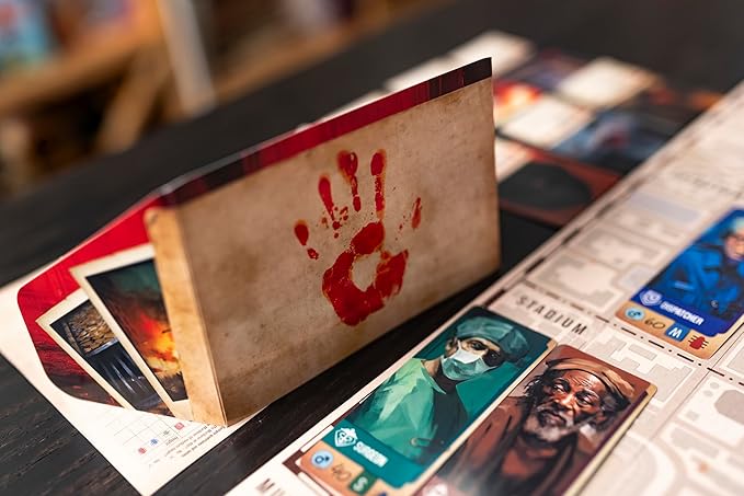 Intent to Kill Deluxe Upgrade by 25th Century Games | Ages 14+ | 2-4 Players | Two New Scenarios | Wooden Upgrade Components | an Evidence Token Bag and Player Screens