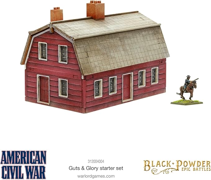 Warlord Games Black Powder Epic Battles: American Civil War Guts &amp Glory Starter Set Military Table Top Wargaming Plastic Model Kit 312004004