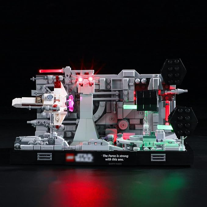 BRIKSMAX Light for Lego Death-Star-Trench-Run-Diorama 75329 - Led Lighting Kit Compatible with Lego Star Wars 75329 - Not Include The Lego Set