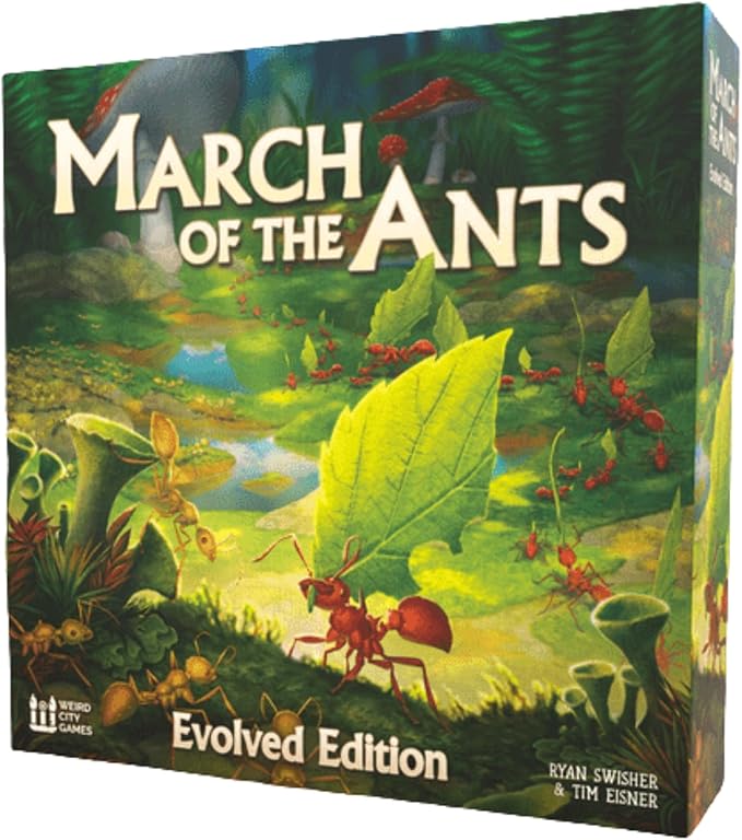 March of The Ants by Weird City Games | Evolved Edition Strategic 4X Board Game | 1-5 Players | 60-90 Min Playtime | Ages 13+