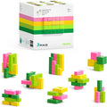 PIXIO Tropic - Tiny Magnetic Blocks Building Toy in The Pixel Art Style with Free App - 5/16 Plastic Cubes with 6 Magnets Inside - Open Ended Toy - Creativity Toy for Ages 6+ - 60pcs