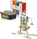 Robot E STEM Kits - Includes Large Storage Organizer 14 in 1 Electric Building Toys with Learning Materials Educational Construction Science Kit for Kids 8-10 10-12 Christmas Birthday Gift