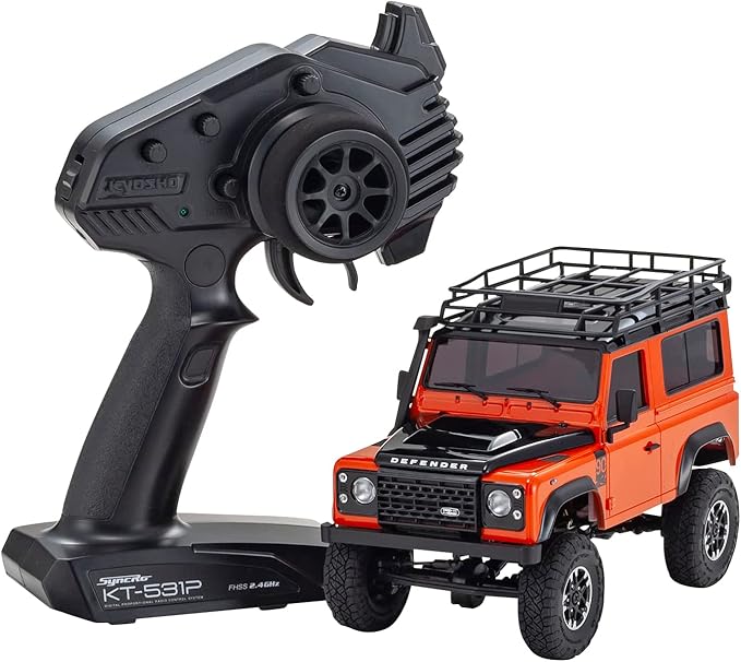 MINI-Z 4x4 readyset Land Rover Defender 90 Adventure Phoenix Orange / Santorini Black 32531MO