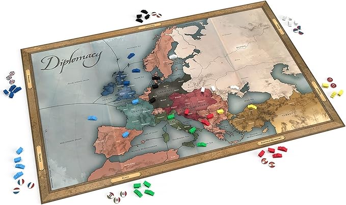 Renegade Game Studios Diplomacy Board Game by Renegade - Strategy Game of Alliances &amp Betrayal European Negotiation Game Ages 12+ 2-7 Players