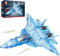 Reobrix SU-57 Fighter Jet Building Set Fighter Airplane Model Kit 33030 for Adults Military Plane Model Kit for Men Cool Decor Military Toys Ideal Gifts for Military Fans Kids 14+(1456PCS)