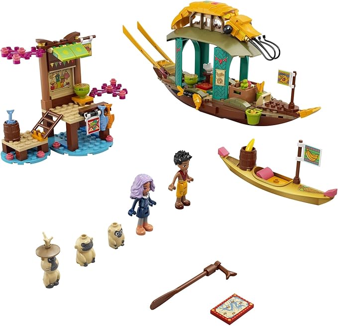 LEGO Disney Boun’s Boat 43185 Building Kit an Imaginative Toy Building Kit Best for Kids Who Like Exploring The World and Adventuring with Strong Disney Characters New 2021 (247 Pieces)