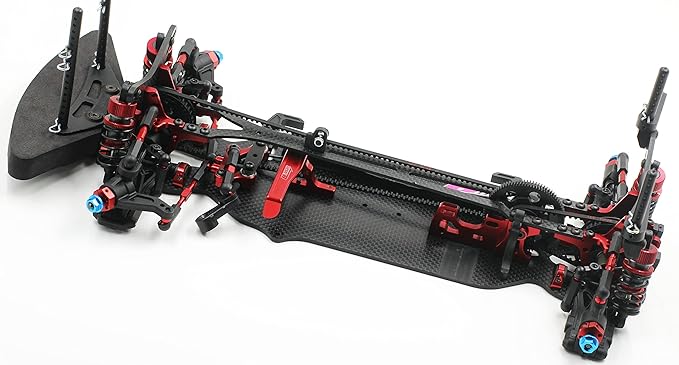 SPEC-R R1 1:10 RC 1/10 4WD Electric Touring Car Carbon Fiber Main Chassis Frame (Assembled)