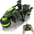 Eulogia Remote Control Motorcycle 360° Spinning Wheel RC Stunt Motocross Toys High Speed Riding Model with Rechargeable Battery Drift Motorbikes for Kids Gift for Boys &amp Girls Ages 5+