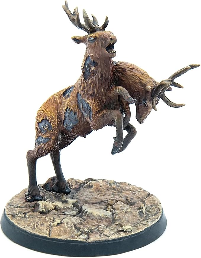 Modiphius Entertainment Fallout: Wasteland Warfare - Creatures: Radstag Herd - EnglishGrey
