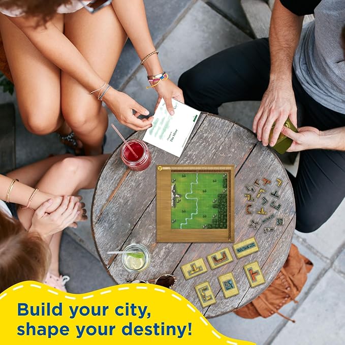 Thames &amp Kosmos My City | Family – Friendly | Legacy Board Game | Kosmos Games | 2 to 4 Players | Ages 10 and Up | Award Winning Designer Reiner Knizia  Blue