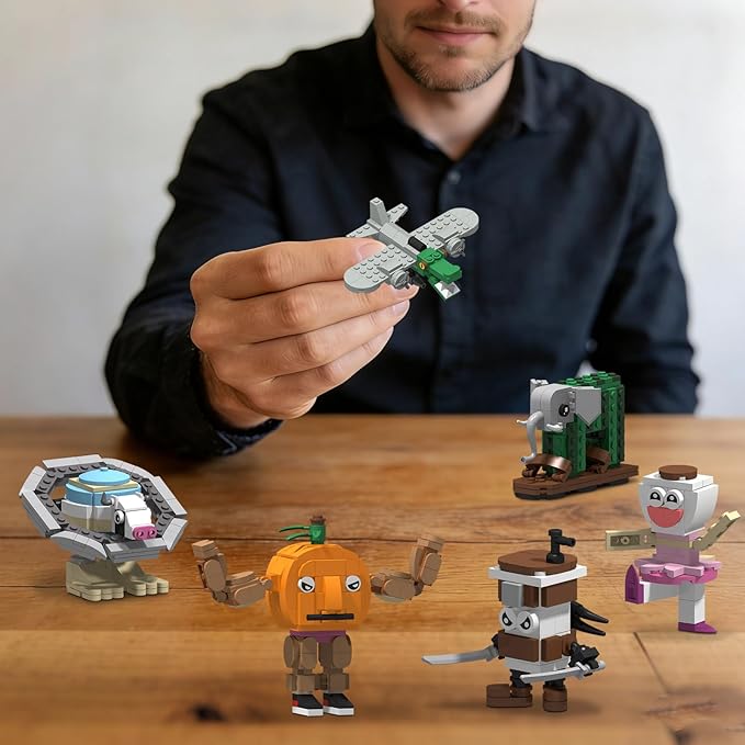 Italian Brain Rot Unique Cartoon Characters Building Blocks 6 in 1 Educational &amp Entertaining Gift Idea for Kids Teens &amp Adults
