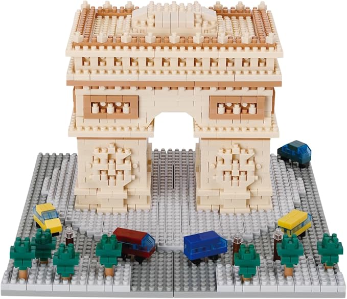 nanoblock - World Famous - Arc De Triomphe L'étoile Deluxe Edition Advanced Hobby Series Building Kit