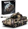 Nifeliz King Tiger Tank Building Set WW2 Military Tank Model Toy for Adults Collectible Army Display Piece and Gift for Enthusiasts (1267 PCS NF10315)